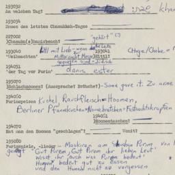 Western questionnaire, answ...