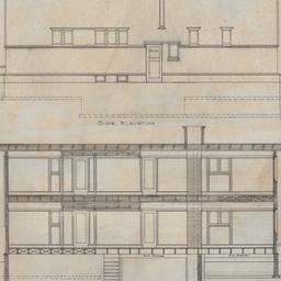 Side elevation, longitudina...