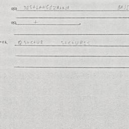 Eastern questionnaire, answ...