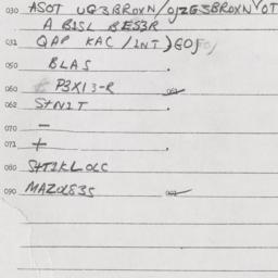 Eastern questionnaire, answ...