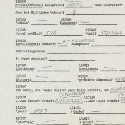 Western questionnaire, answ...