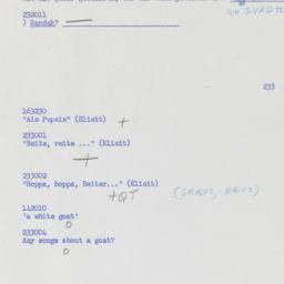 Western questionnaire, answ...