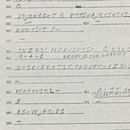 Eastern questionnaire, answ...