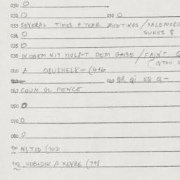 Eastern questionnaire, answ...