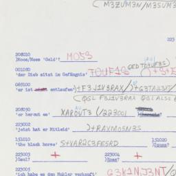 Western questionnaire, answ...
