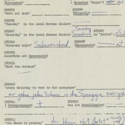 Western questionnaire, answ...