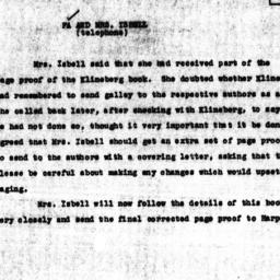 Memorandum from Walter A. J...