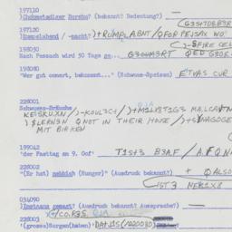 Western questionnaire, answ...