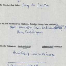Western questionnaire, answ...
