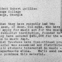 Carnegie Turn-Downs, Music ...