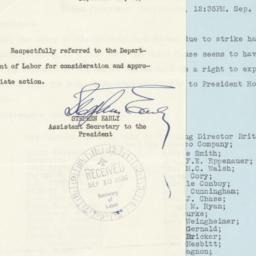 Letter to Secretary of Labo...