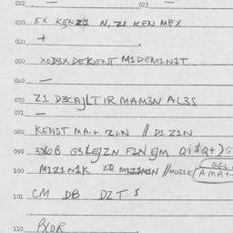 Eastern questionnaire, answ...
