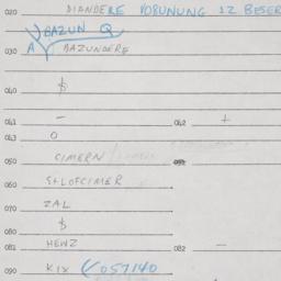Eastern questionnaire, answ...