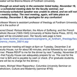 Announcements, 2014-12-02. ...