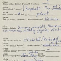 Western questionnaire, answ...