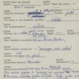 Western questionnaire, answ...