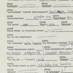 Western questionnaire, answ...