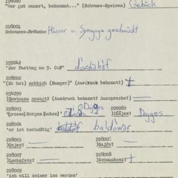 Western questionnaire, answ...