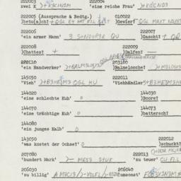 Western questionnaire, answ...