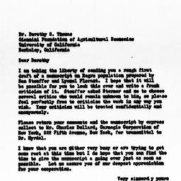 Letter from Guy B. Johnson ...