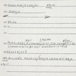 Eastern questionnaire, answ...