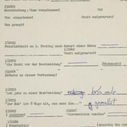 Western questionnaire, answ...