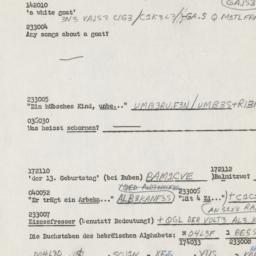 Western questionnaire, answ...