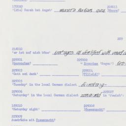 Western questionnaire, answ...