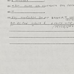 Eastern questionnaire, answ...