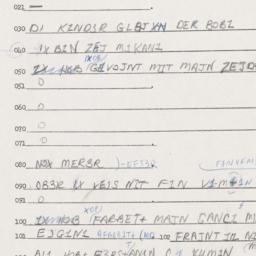 Eastern questionnaire, answ...