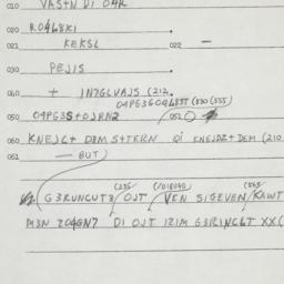 Eastern questionnaire, answ...