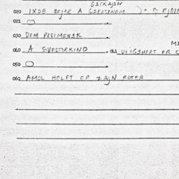 Eastern questionnaire, answ...