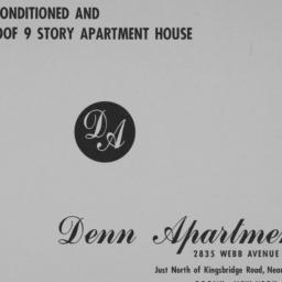 Denn Apartments, 2835 Webb ...