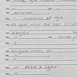 Eastern questionnaire, answ...