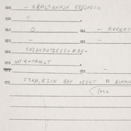 Eastern questionnaire, answ...