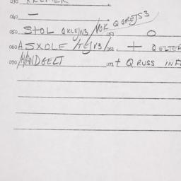 Eastern questionnaire, answ...