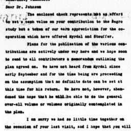 Letter from Charles Dollard...
