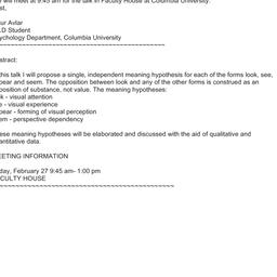 Announcements, 2015-02-27. ...
