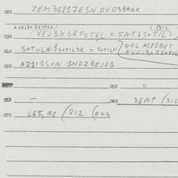 Eastern questionnaire, answ...