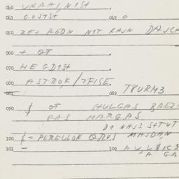 Eastern questionnaire, answ...