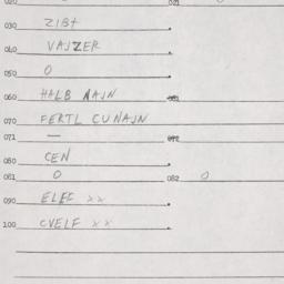 Eastern questionnaire, answ...