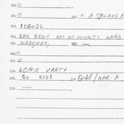 Eastern questionnaire, answ...