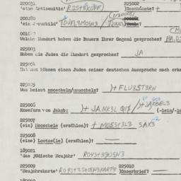 Western questionnaire, answ...