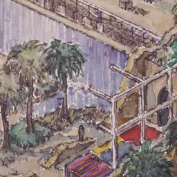 Aerial perspective drawing,...