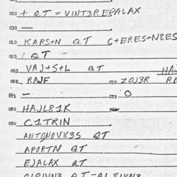 Eastern questionnaire, answ...