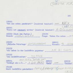 Western questionnaire, answ...