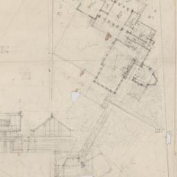 First floor plan, exterior ...