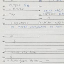 Eastern questionnaire, answ...