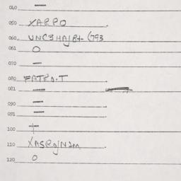 Eastern questionnaire, answ...