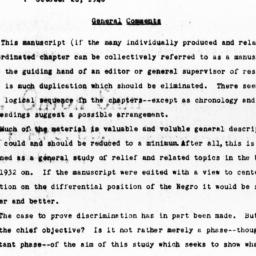 Comments from Louis Wirth o...